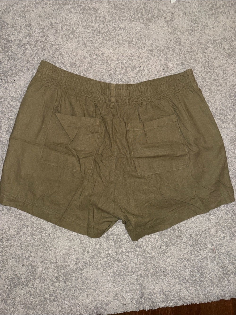 Linen Blend Shorts - Picture 2 of 2